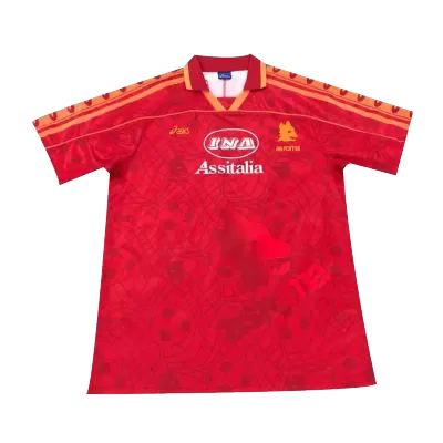 Vintage Roma Jersey 1995/96 Home Soccer Shirt - camisetasdefutbol