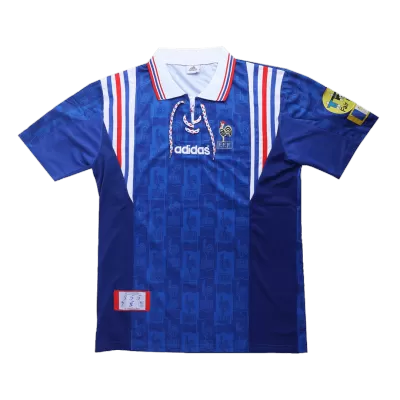 Vintage France Jersey 1996 Home Soccer Shirt - camisetasdefutbol