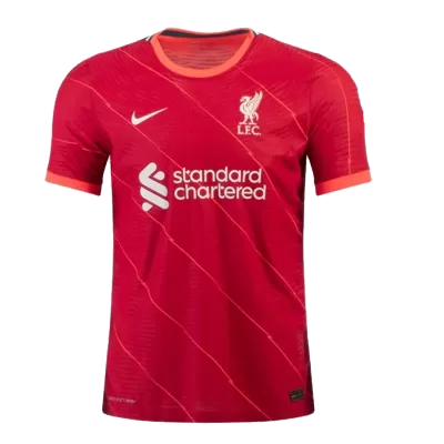 New Liverpool Jersey 2021/22 Home Soccer Shirt Authentic Version - camisetasdefutbol