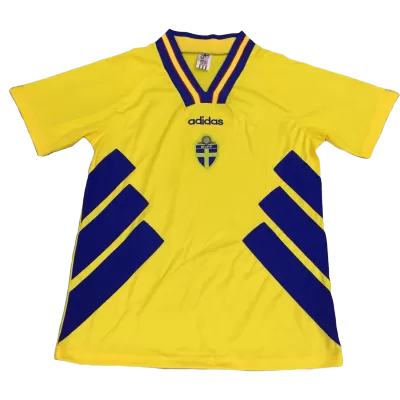 Vintage Sweden Jersey 1994 Home Soccer Shirt - camisetasdefutbol