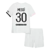 Messi #30 PSG Kids Kit 2021/22 Away (Shirt+Shorts) - camisetasdefutbol