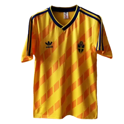 Vintage Sweden Jersey 1988 Home Soccer Shirt - camisetasdefutbol