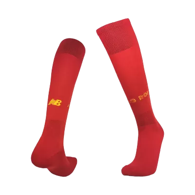 Roma Home Soccer Socks 2022/23 Kids - camisetasdefutbol