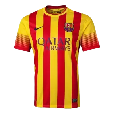 Vintage Barcelona Jersey 2013/14 Away Soccer Shirt - camisetasdefutbol