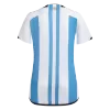 MESSI #10 New Argentina Three Stars Jersey 2022 Home Soccer Shirt Women World Cup - camisetasdefutbol