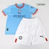 Manchester City Kids Kit 2022/23 Home (Shirt+Shorts) - camisetasdefutbol