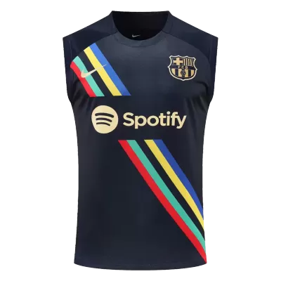 Barcelona Jersey 22/23 Soccer Sleeveless Top Black - camisetasdefutbol