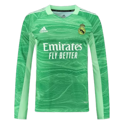 New Real Madrid Jersey 2021/22 Soccer Long Sleeve Shirt Goalkeeper - camisetasdefutbol