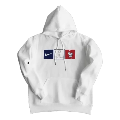 New France Sweater Hoodie 2022 White - camisetasdefutbol