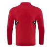 New Manchester United 1/4 Zip Tracksuit 2022/23 Red - camisetasdefutbol