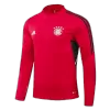 New Bayern Munich 1/4 Zip Kids Tracksuit 2022 Red - camisetasdefutbol