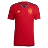 New Spain Jersey 2022 Home Soccer Shirt World Cup Authentic Version - camisetasdefutbol