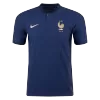 New France Jersey 2022 Home Soccer Shirt World Cup Authentic Version - camisetasdefutbol