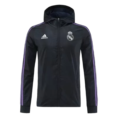 New Real Madrid Windbreaker 2022/23 Black - camisetasdefutbol