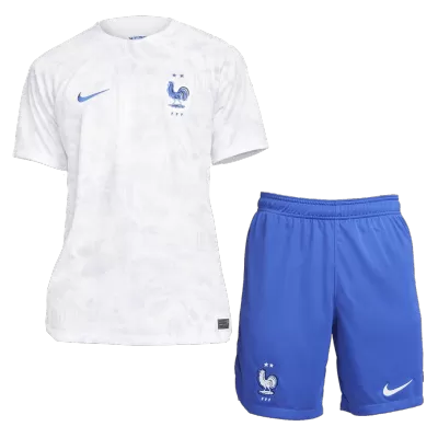 New France World Cup Soccer Kit 2022 Away (Shirt+Shorts) - camisetasdefutbol