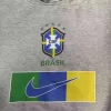 New Brazil Sweater Hoodie 2022/23 Gray - camisetasdefutbol