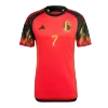 DE BRUYNE #7 New Belgium Jersey 2022 Home Soccer Shirt World Cup Authentic Version - camisetasdefutbol