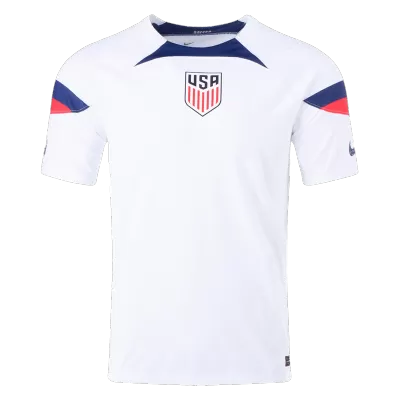 New USA Jersey 2022 Home Soccer Shirt World Cup Authentic Version - camisetasdefutbol