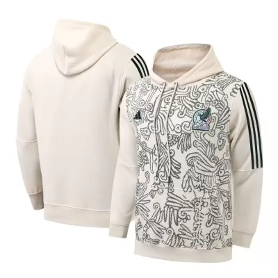 New Mexico Sweater Hoodie 2022 White&Green - camisetasdefutbol