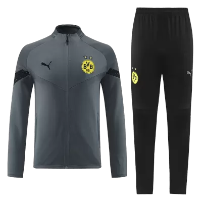 New Borussia Dortmund Training Kit (Top+Pants) 2022/23 Gray - camisetasdefutbol