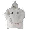 New Real Madrid Sweater Hoodie 2022/23 White - camisetasdefutbol