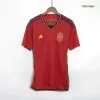 New Spain Jersey 2022 Home Soccer Shirt World Cup Authentic Version - camisetasdefutbol