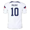 PULISIC #10 New USA Jersey 2022 Home Soccer Shirt World Cup Authentic Version - camisetasdefutbol