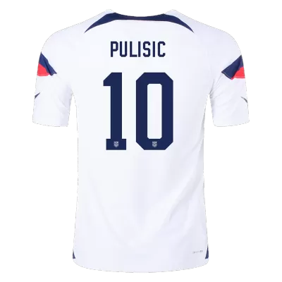 PULISIC #10 New USA Jersey 2022 Home Soccer Shirt World Cup Authentic Version - camisetasdefutbol