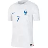 GRIEZMANN #7 New France Jersey 2022 Away Soccer Shirt World Cup Authentic Version - camisetasdefutbol