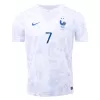 GRIEZMANN #7 New France Jersey 2022 Away Soccer Shirt World Cup - camisetasdefutbol