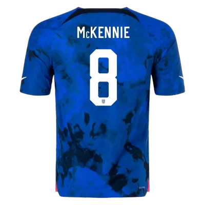 McKENNIE #8 New USA Jersey 2022 Away Soccer Shirt World Cup Authentic Version - camisetasdefutbol