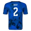 DEST #2 New USA Jersey 2022 Away Soccer Shirt World Cup Authentic Version - camisetasdefutbol