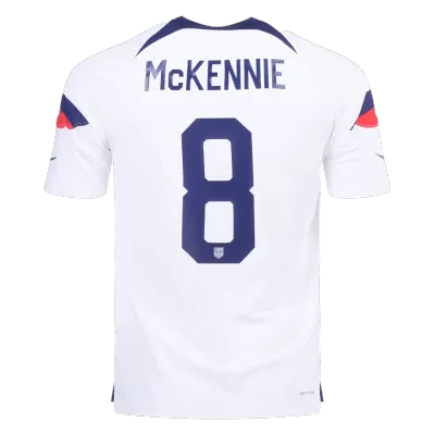 McKENNIE #8 New USA Jersey 2022 Home Soccer Shirt World Cup Authentic Version - camisetasdefutbol