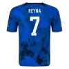 REYNA #7 New USA Jersey 2022 Away Soccer Shirt World Cup Authentic Version - camisetasdefutbol