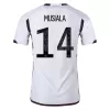 MUSIALA #14 New Germany Jersey 2022 Home Soccer Shirt World Cup Authentic Version - camisetasdefutbol