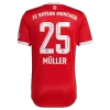 MÜLLER #25 New Bayern Munich Jersey 2022/23 Home Soccer Shirt Authentic Version - camisetasdefutbol