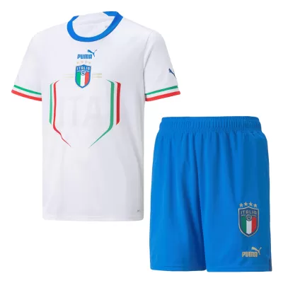 Italy Kids Kit 2022 Away (Shirt+Shorts) - camisetasdefutbol