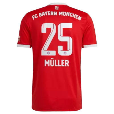 MÜLLER #25 New Bayern Munich Jersey 2022/23 Home Soccer Shirt - camisetasdefutbol