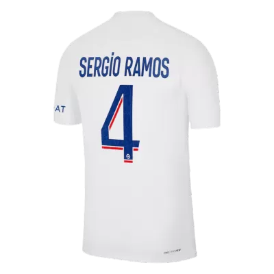 SERGIO RAMOS #4 New PSG Jersey 2022/23 Third Away Soccer Shirt Authentic Version - camisetasdefutbol