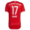 MANÉ #17 New Bayern Munich Jersey 2022/23 Home Soccer Shirt Authentic Version - camisetasdefutbol