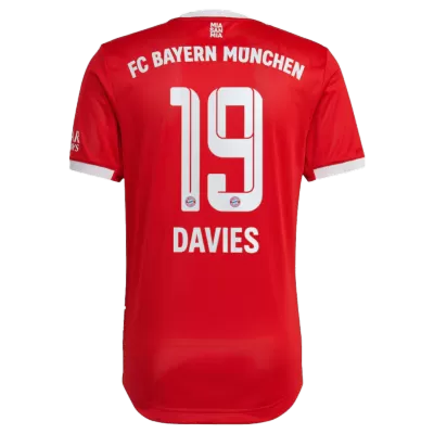 DAVIES #19 New Bayern Munich Jersey 2022/23 Home Soccer Shirt Authentic Version - camisetasdefutbol