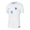 TCHOUAMENI #8 New France Jersey 2022 Away Soccer Shirt World Cup Authentic Version - camisetasdefutbol