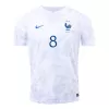 TCHOUAMENI #8 New France Jersey 2022 Away Soccer Shirt World Cup - camisetasdefutbol