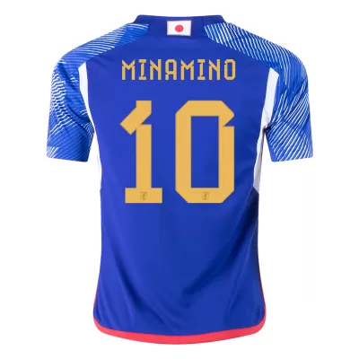 MINAMINO #10 New Japan Jersey 2022 Home Soccer Shirt World Cup - camisetasdefutbol