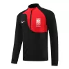 New South Korea Training Jacket 2022/23 Black&Red - camisetasdefutbol