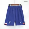 France Away Soccer Shorts 2022 - camisetasdefutbol