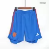 Spain Away Soccer Shorts 2022 - camisetasdefutbol