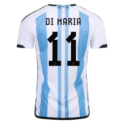 DI MARIA #11 New Argentina Three Stars Jersey 2022 Home Soccer Shirt - camisetasdefutbol