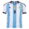 J. ALVAREZ #9 New Argentina Three Stars Jersey 2022 Home Soccer Shirt - camisetasdefutbol