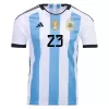 E. MARTINEZ #23 New Argentina Three Stars Jersey 2022 Home Soccer Shirt - camisetasdefutbol